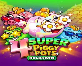 4 Super Piggypots: Hold&Win
